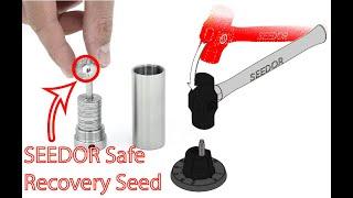 Seedor Safe - Bitcoin steel wallet for safe & secure recovery seed storage