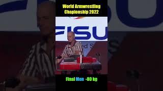 Final Men  80 kg World Armwrestling Championship