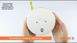 PSA LIFESAVER LIF5800/2 | 240V PHOTOELECTRIC SMOKE ALARM | 9V BATTERY BACKUP