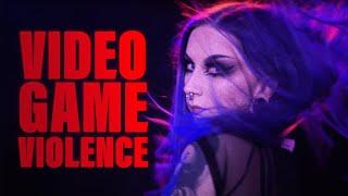 NIGHTSTOP - Video Game Violence (feat. Veera Emilia) Lyric Video