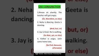 JOIN SENTENCE#USE CONJUNCTION #ENGLISH #GRAMMAR