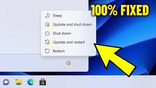 Remove Update And Shut down or Update and Restart Option in Windows 11/10 - How To Disable Updates 