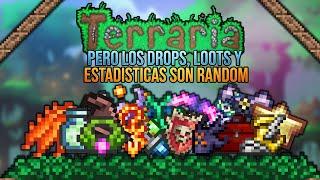 Me paso TERRARIA pero los drops loots y estadisticas son random en MODO MAESTRO