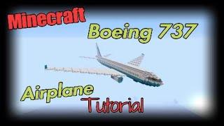 Minecraft Boeing 737 Airplane Tutorial