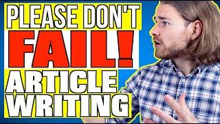 Write the PERFECT B2 (FCE) ARTICLE - 5 most common ARTICLE WRITING MISTAKES!