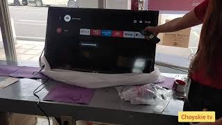 Unboxing  TLC 40 inches andriod Smart tv from imperial appliciance choyskie tv