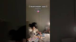 Sketchbook idea ‍ #shorts #sketch #art #ideas #friends #aesthetic #viral #trending