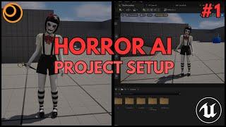 Horror AI | Project Setup | Part 1 | Unreal Engine 5 Tutorial (UE5)