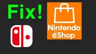 Nintendo Switch Can't open eShop fix!