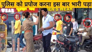 #trending  Again Proposing to lady police prank ||by Sumit Cool Dubey ||Allahabad