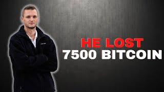 A man lost 7500 #bitcoin in 2013, how far would you go to find it? #shorts