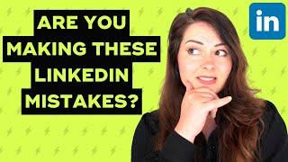 The biggest LINKEDIN MISTAKES you are making (+tips for LinkedIn profile 2022)