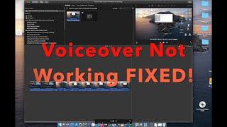 FINAL CUT PRO X How to Fix Voiceover Not Recording