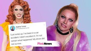 Courtney Act reacts to Robbie Turner's car crash, Shania Twain and drag vs trans debate