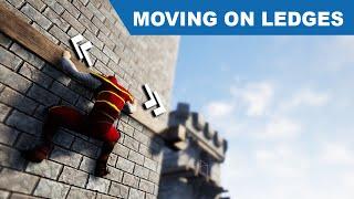 Unreal Ledge Climbing - Shimmy Left and Right - UE4 Tutorials #250