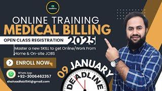 Learn USA Medical Billing Online Training Batch # 03 | Registration OPEN  Now | Deadline Jan 9, 2025