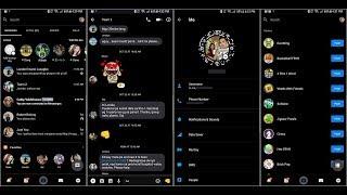 Facebook messenger dark theme enable trick 