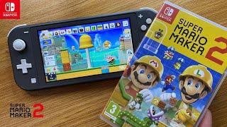 Super Mario Maker 2 Nintendo Switch Lite Gameplay