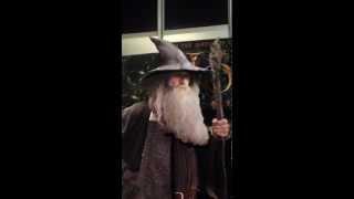 Gandalf Blooper LOL ( funny movie , lord of the rings , crazy )