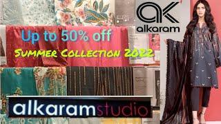 Alkaram Studio Summer Collection 2022 |Alkaram up to 50℅ off | Alkaram Spring Summer # alkaramstudio