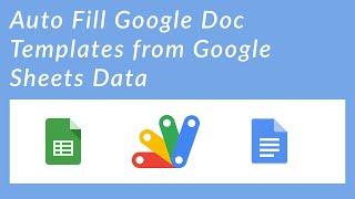 Auto Fill Google Doc Template from Google Sheets Data Using Google Apps Script
