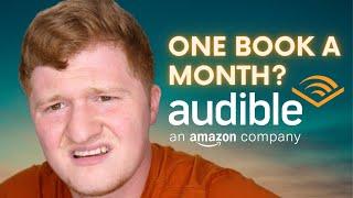 Can I Only Listen to One Book a Month on Audible?