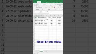 advance exce tricks transpose by sndp bag 4 you | #shorts