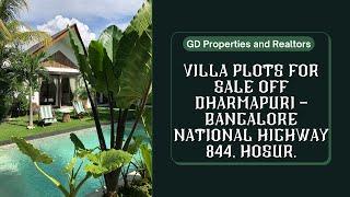 villa plots for sale near Dharmapuri - Bangalore National highway in Hosur -  2024 - 12