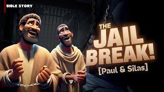 Miracle in Prison: Animated Bible Story of Paul and Silas' Escape" #biblestories  #christianstories