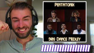 First Reaction to | Pentatonix - 90s Dance Medley |