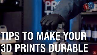 Tips to make your resin 3d prints more durable.