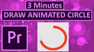 How to Draw Animated Circle using Clock Wipe in Premiere Pro