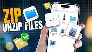 How To ZIP And UNZIP Files On iPhone | Extract Or Compress Files