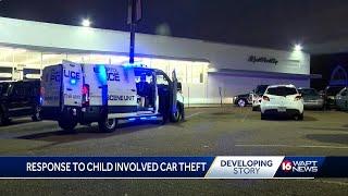 Jackson Police said they recovered a stolen car with a baby inside