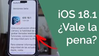 iOS 18.1 - ¿VALE LA PENA ACTUALIZAR TU IPHONE?