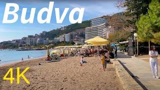 Budva Montenegro in 4K Walking Tour October 2024