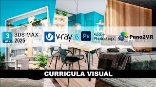 CURSO 3DS MAX 2025 + VRAY 6 PARA VISUALIZACIÓN ARQUITECTÓNICA