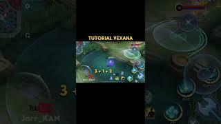 Tutorial Combo Vexana #mlbb #short #mobilelegend