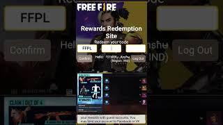 FREE FIRE REDEEM CODE TODAY | 30 JANUARY REDEEM CODE FREE FIRE | FF REDEEM CODE TODAY 30 JANUARY