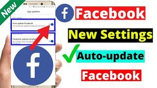 Facebook Auto Update Off | New Facebook Setting Auto Update bangla 2021