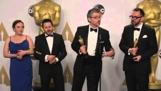 Ex Machina: Andrew Macdonald & Paul Norris (Best Visual Effects) Oscars Backstage Interview (2016)