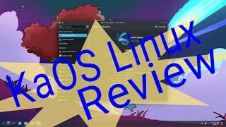 KaOS Linux review - love the installer, 64bit only system