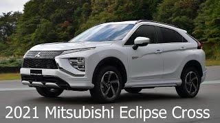 New 2021 Mitsubishi Eclipse Cross facelift - Interior, Review // Hybrid version for Japan