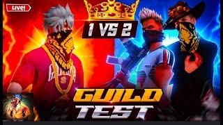  live guild test 1vs2 / ff live | guild test live / free fire live | #freefirelive