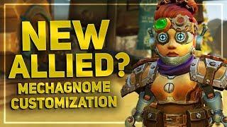 Mechagnome Customization Options Preview - New Allied Race In WoW 8.3?