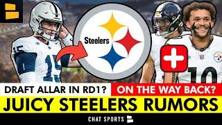 Steelers Rumors: Roman Wilson & Cole Holcomb COMING BACK This Season? + Draft Drew Allar In RD1?