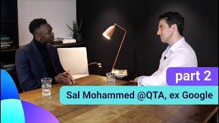 How to measure success of Partnerships -  Sal Mohammed, CEO @QTA, frm @Google, Strategic Partnership