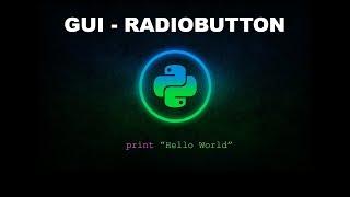 Radiobutton - Python Programming