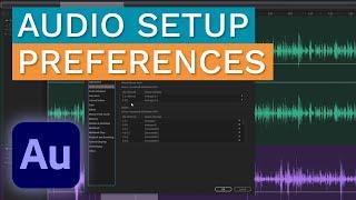 Adobe Audition - Preferences - Audio Hardware & Audio Channel Mapping