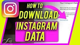 How to DOWNLOAD Instagram DATA - Backup and Archive your Instagram